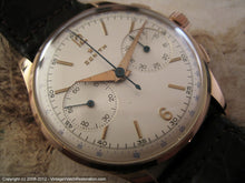 Load image into Gallery viewer, 18K Gold Zenith Chronograph Stunner!, Manual, Huge 37.5mm