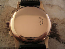 Load image into Gallery viewer, 18K Gold Zenith Chronograph Stunner!, Manual, Huge 37.5mm