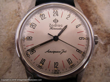 Load image into Gallery viewer, Zodiac Hermetic 24-Hour Dial Aerospace Jet, Manual, Large 34mm