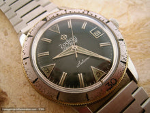 Load image into Gallery viewer, Black Dial Zodiac Sea Wolf, Automatic, Large 35mm