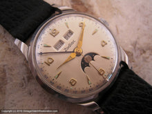 Load image into Gallery viewer, Zodiac Triple Date Moonphase, Manual, 33.5mm