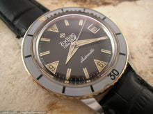 Load image into Gallery viewer, Original Black Dial Zodiac Sea Wolf with Date, Automatic, Very Large 36mm