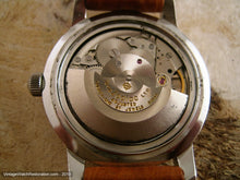 Load image into Gallery viewer, Black Dial Zodiac Sea Wolf with Gold Bezel, Automatic, Very Large 35.5mm