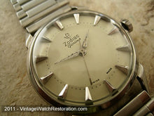 Load image into Gallery viewer, Zodiac Glorious Textured Pearl Pan Shape Dial, Manual, 34mm