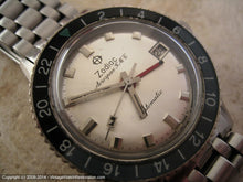 Load image into Gallery viewer, Zodiac Aerospace GMT Date with Zodiac Stainless Bracelet, Automatic, Very Large 36mm