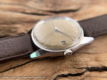 Load image into Gallery viewer, Zenith Cal 2522C with Pie Pan Deep Apricot Patina Dial and Date, Manual, 34.5mm