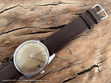 Load image into Gallery viewer, Zenith Cal 2522C with Pie Pan Deep Apricot Patina Dial and Date, Manual, 34.5mm