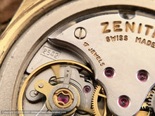 Load image into Gallery viewer, Zenith Black Dial, Gold Star, Cal 2542, Manual, Large 36mm