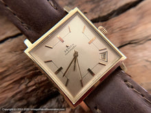 Load image into Gallery viewer, Zenith Square 'JFK' with Date at 4:30, Automatic, 30x30mm
