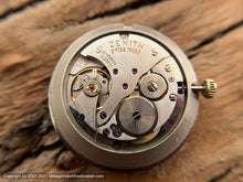 Load image into Gallery viewer, Zenith 'Museum' with an Unsual Twist, Round Date Window at 12 instead of Gold Dot, Large 34.5mm, Manual