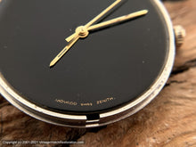 Load image into Gallery viewer, Zenith 'Museum' with an Unsual Twist, Round Date Window at 12 instead of Gold Dot, Large 34.5mm, Manual
