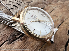 Load image into Gallery viewer, Waltham Curvy Hands Date with Original Drema Scissor Bracelet, Manual, 32mm
