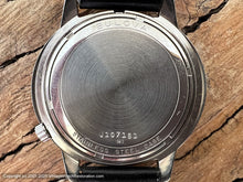 Load image into Gallery viewer, Accutron 1971 NOS Brushed Oval Case with Original Box, Electric, 38x40mm
