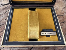 Load image into Gallery viewer, Accutron 1971 NOS Brushed Oval Case with Original Box, Electric, 38x40mm
