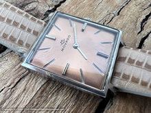 Load image into Gallery viewer, Movado Copper Dial Square Case, Manual, 26x26mm
