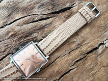 Load image into Gallery viewer, Movado Copper Dial Square Case, Manual, 26x26mm
