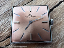 Load image into Gallery viewer, Movado Copper Dial Square Case, Manual, 26x26mm
