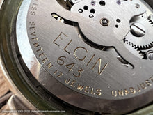 Load image into Gallery viewer, Elgin Self-Winding 'Shockmaster' with Perfect Pearl-White Dial, Automatic, 31mm
