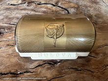 Load image into Gallery viewer, Bulova  Copper Dial Art Deco Rose Gold Case with Original Deco Box, Manual, 21.5x37mm
