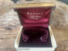 Load image into Gallery viewer, Bulova  Copper Dial Art Deco Rose Gold Case with Original Deco Box, Manual, 21.5x37mm
