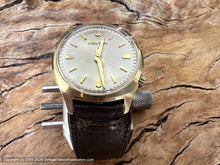 Load image into Gallery viewer, Accutron Silver Dial Gold Case with Cuff Strap, Electric, 34mm
