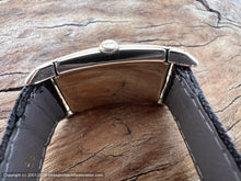 Load image into Gallery viewer, Gruen Curvex Precision Black Dial Long Quad Cal 440 Movement, Manual, 22.5x41.5mm
