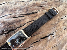 Load image into Gallery viewer, Gruen Curvex Precision Black Dial Long Quad Cal 440 Movement, Manual, 22.5x41.5mm
