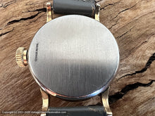 Load image into Gallery viewer, Burlington (Illinois) NOS Bold Lumed Numbers in Hefty Case - Rare Movement, Manual, 30mm
