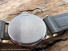 Load image into Gallery viewer, Burlington (Illinois) NOS Bold Lumed Numbers in Hefty Case - Rare Movement, Manual, 30mm
