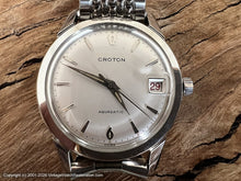 Load image into Gallery viewer, Croton NOS Aquadatic Pure White Dial with Date, Automatic, 33mm
