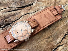 Load image into Gallery viewer, Longines Solid 9K Rose-Gold with Copper Dial, Manual, 33.5mm

