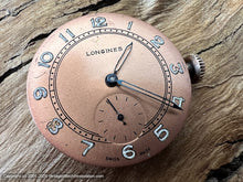 Load image into Gallery viewer, Longines Solid 9K Rose-Gold with Copper Dial, Manual, 33.5mm
