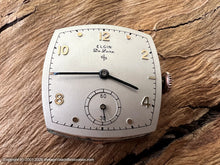 Load image into Gallery viewer, Elgin 1943 Drivers Style Rose-Gold Square Tonneau, Manual, 25.5x37.5mm
