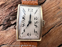 Load image into Gallery viewer, Madewell Exploding Dial 14K Gold Rectangular Case, Manual, 21x33mm
