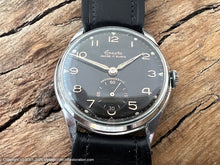 Load image into Gallery viewer, Exacto Military Style Black Dial with Copper Numbers, Manual, 34mm
