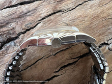 Load image into Gallery viewer, Bulova Parchment Patina with Decorative Built Out Sides , Manual, 28x38mm
