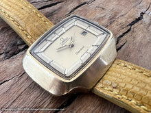 Load image into Gallery viewer, Omega Geneve Seventies TV Jumbo with Date, Automatic, Huge 45mmx37mm
