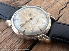 Load image into Gallery viewer, Bulova 1950 Duo Wind Deco Lugs Soft Patina, Automatic, 30.5mm
