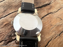 Load image into Gallery viewer, Bulova 1950 Duo Wind Deco Lugs Soft Patina, Automatic, 30.5mm
