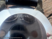 Load image into Gallery viewer, Bulova 1950 Duo Wind Deco Lugs Soft Patina, Automatic, 30.5mm
