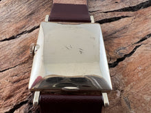 Load image into Gallery viewer, Longines Rusty-Brown Oval Dial in a Brushed Golden Rectangular Case, Manual, 24x37mm
