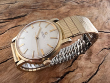 Load image into Gallery viewer, Omega Classic Style with Perfect Pearl White Dial and Golden Baton Markers, Automatic, 33.5mm
