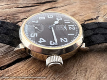 Load image into Gallery viewer, Elgin 'Pershing' Gold Filled Case Military Trench Watch, Manual, 31mm
