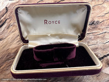 Load image into Gallery viewer, Royce in a Rectangular Case with Row of Diamonds Across Lugs with Original Box , Manual, 22x35mm
