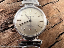 Load image into Gallery viewer, Hamilton Electric 'Titan III' in Rare White Gold Case, Cal 505 c.1964, Electric, 29x35mm
