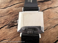Load image into Gallery viewer, Bulova Rectangular Textured Case with Oval Crystal, Manual, 28x35mm
