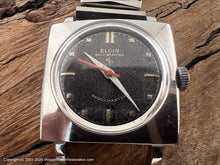 Load image into Gallery viewer, Elgin 'Shockmaster' Navy Blue Tinted Dial, Squarish Case, Automatic, 29x27.5mm

