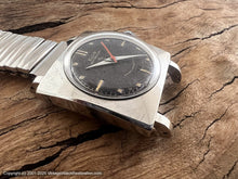 Load image into Gallery viewer, Elgin 'Shockmaster' Navy Blue Tinted Dial, Squarish Case, Automatic, 29x27.5mm
