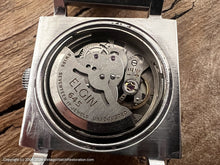 Load image into Gallery viewer, Elgin 'Shockmaster' Navy Blue Tinted Dial, Squarish Case, Automatic, 29x27.5mm
