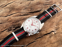 Load image into Gallery viewer, Fortis Bright White Dial with Red Numbers and Hands, Manual, 35x43mm
